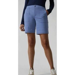 Athleta Trekkie Bermuda 2.0 Light Blue Women’s 8 Shorts Outdoors Hiking Casual